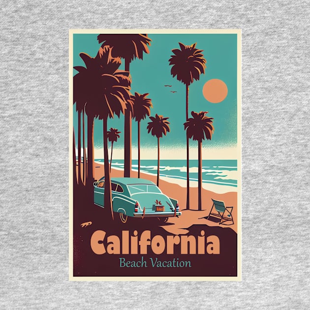 California - Beach Paradise by GreenMary Design